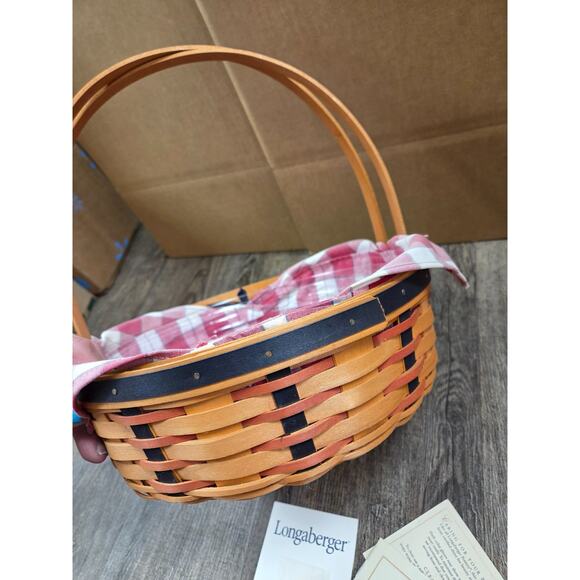 Longaberger All American Collection Casserole Basket 12144 Liner Protector 2002 - Picture 9 of 9